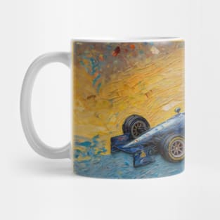 Racing Renaissance formula one painting Mug